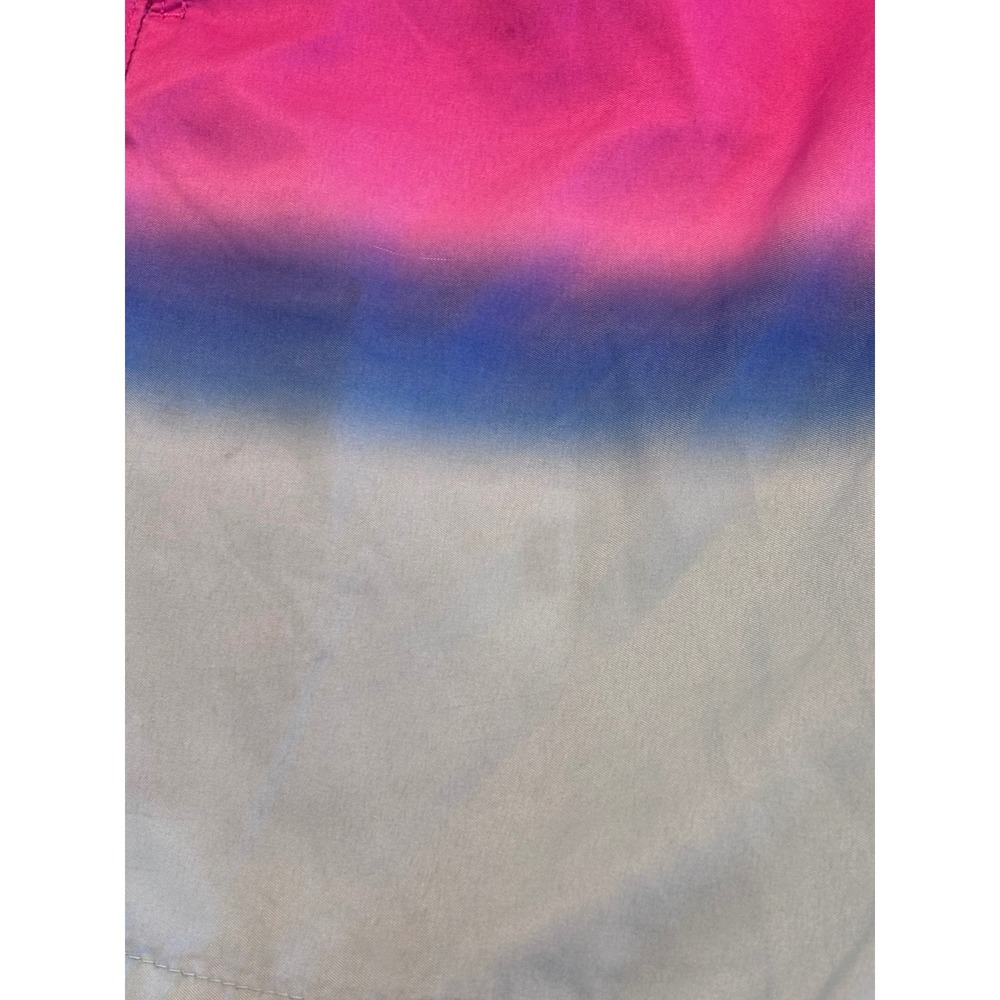 Hollister Mens Ombre Board Shorts Pink Blue Swim Trunks SZ 26 Mesh Lined Surfer - Picture 7 of 8